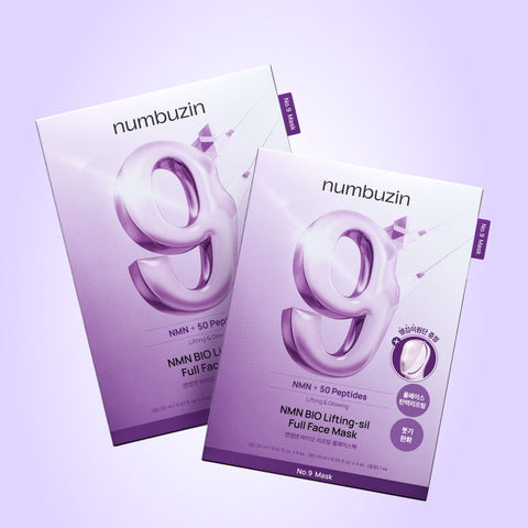 numbuzin No.9 NAD+ BIO Lifting-sil Full Face Mask 8P