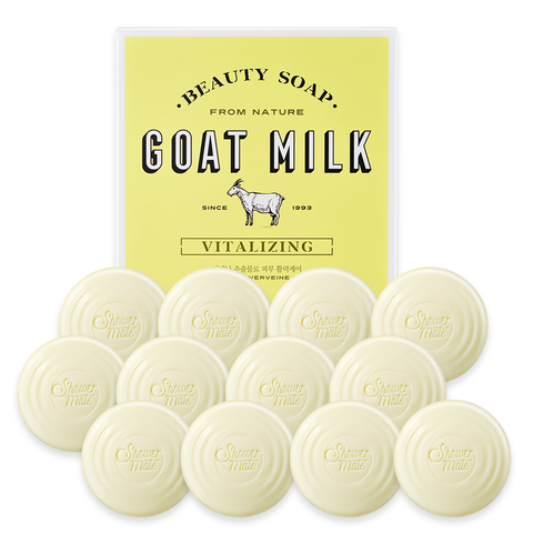 Shower Mate Goat Milk Soap 90g x12 (Verbena)