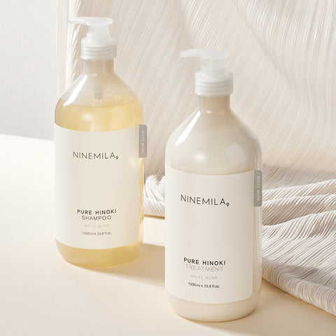 Ninemila Pure Hinoki Shampoo Misty Tulip 1L