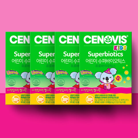 Cenovis Kids SuperBiotics Strawberry 1g x 30 Sachets (4 Pack)