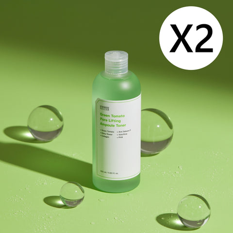 Sungboon Editor Green Tomato Pore-Lifting Ampoule Toner 350ml (2 pack)