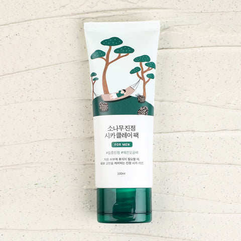 Round Lab For Men Pine Calming Cica Clay Pack 100ml