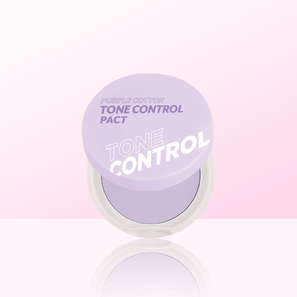 I'M MEME Purple Cotton Tone Control Pact 9.5g