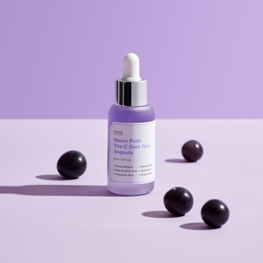 Sungboon Editor Meoru Grape Vitamin C Dark Spot Ampoule 30ml + 10ml Set