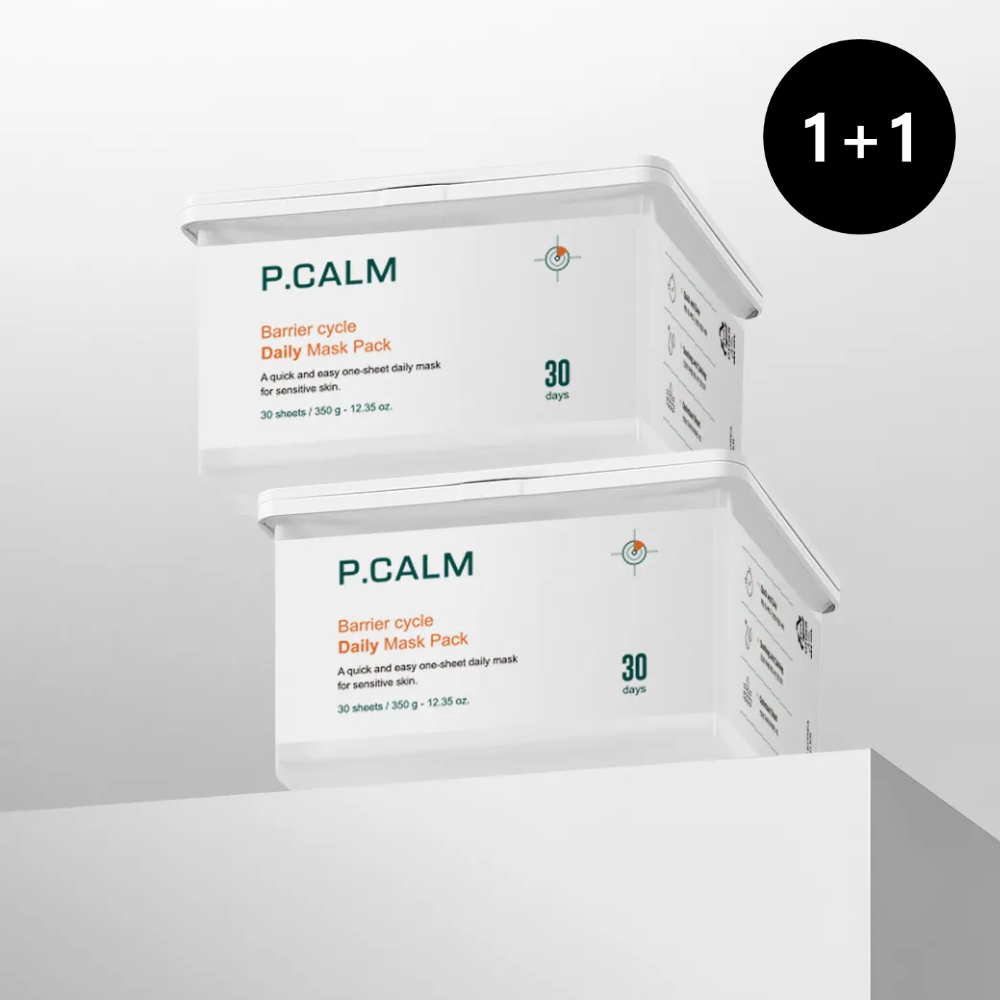 Pcalm Barrier Cycle Daily Mask Pack 30 Sheets (1+1)