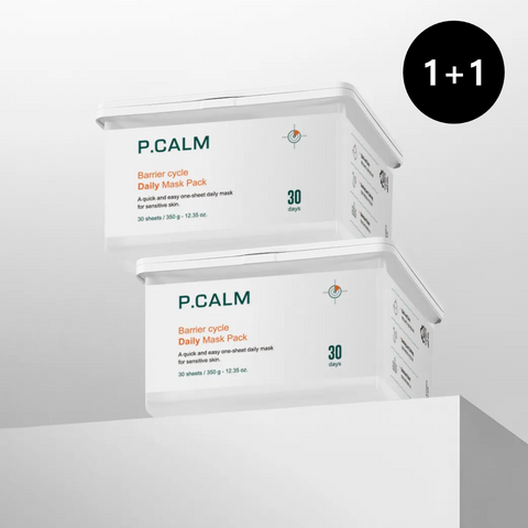 Pcalm Barrier Cycle Daily Mask Pack 30 Sheets (1+1)