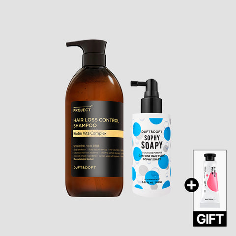 Duft&Doft Project Hair Loss Shampoo + Caffeine Hair Tonic Set