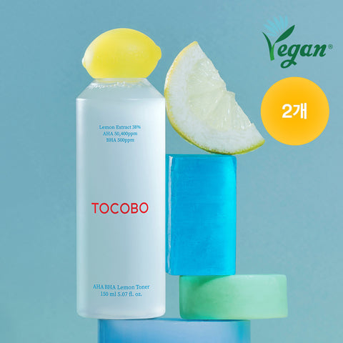 Tocobo AHA BHA Lemon Toner 150 mL (2 Pack)