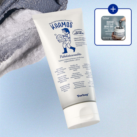 Torhop Kamos Black Salt Sebum-Control Foam Cleanser 130g