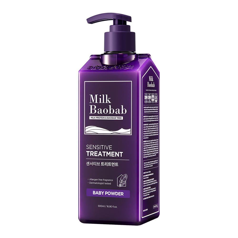 Milk Baobab Sensitive Treatment Baby Powder, 500ml
