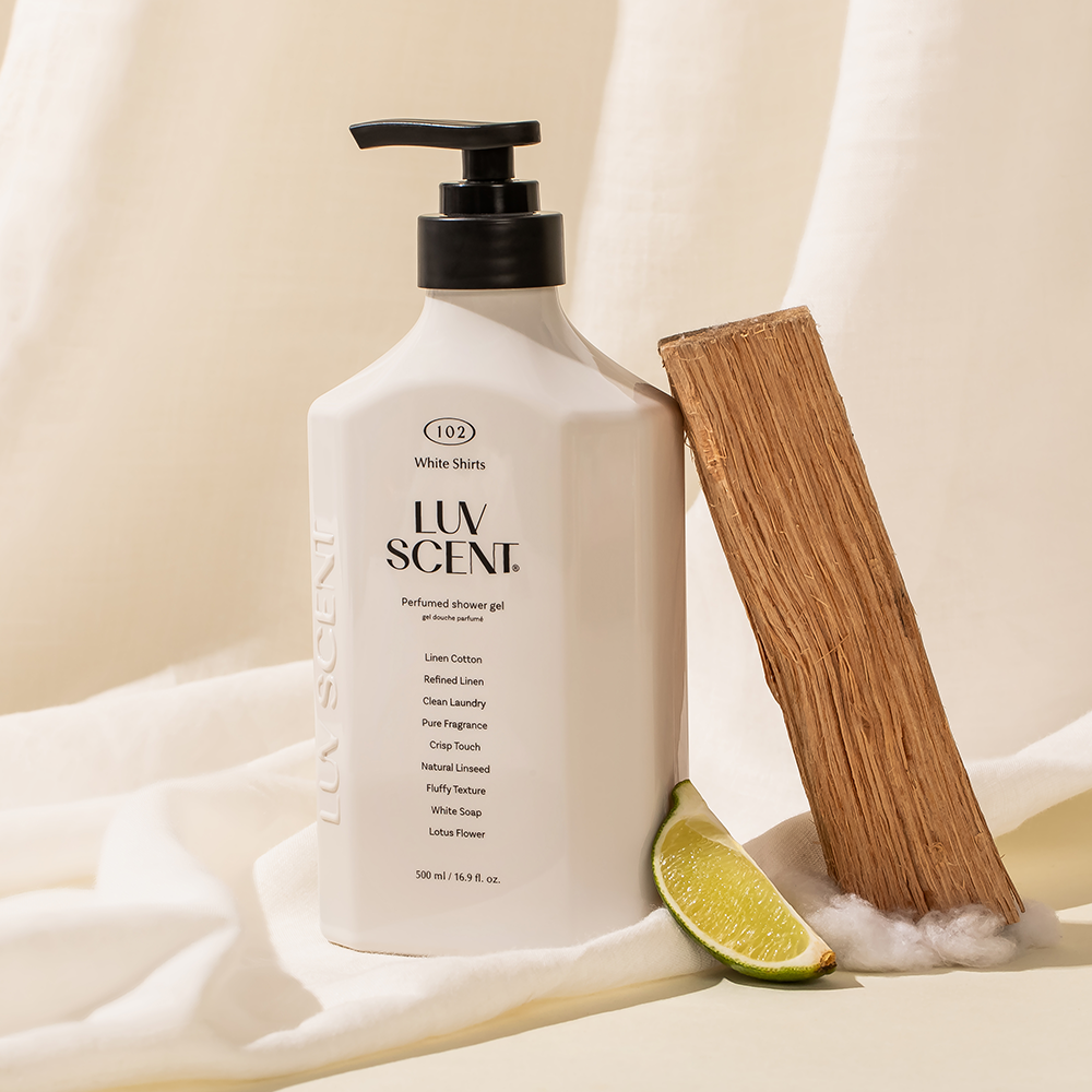 Luvscent Body Wash 500ml (White Shirt Linen Cotton)