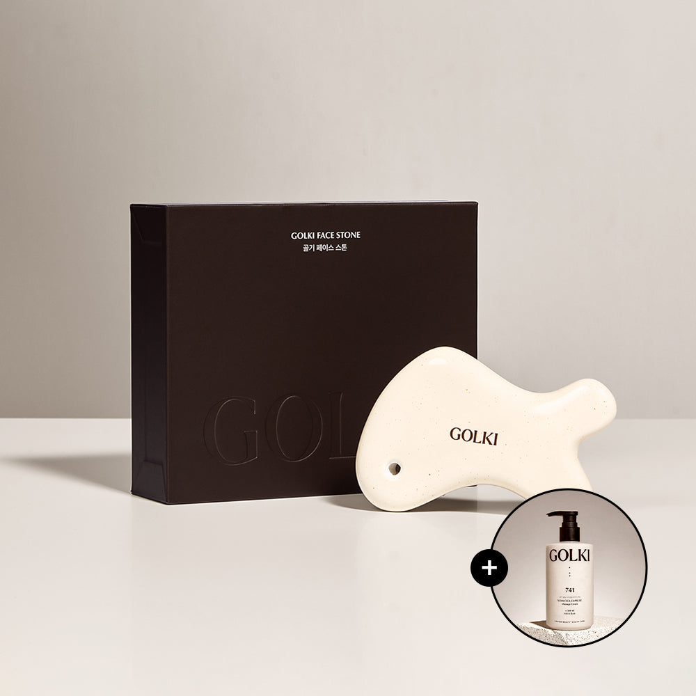 Yakson House Golgi Face Stone + Cica Capsule Massage Cream 300ml