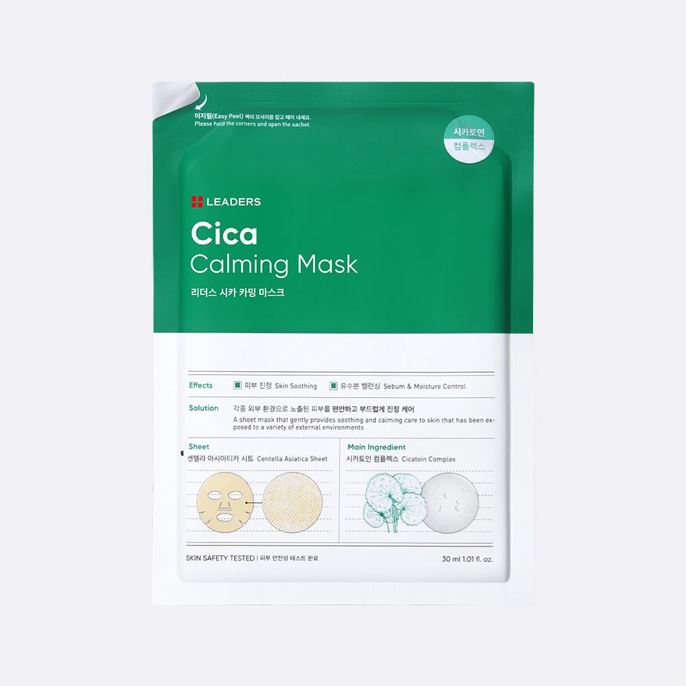 Leaders Cica Calming Mask 30ml (10 sheets)