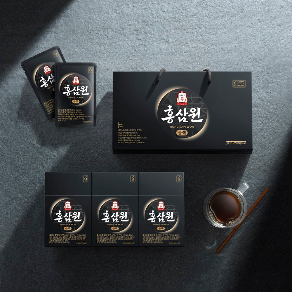 JungKwanJang HongSamwon Black 80ml 30-Pack