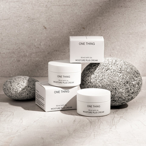 One Thing Moisture Plus Cream 50ml + Blemish Serum 1ml x 20pcs
