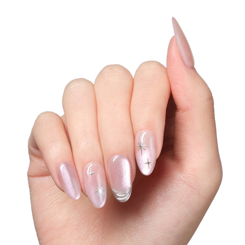 Dashing Diva Magic Press Stella Glow (Almond) Nail Tips