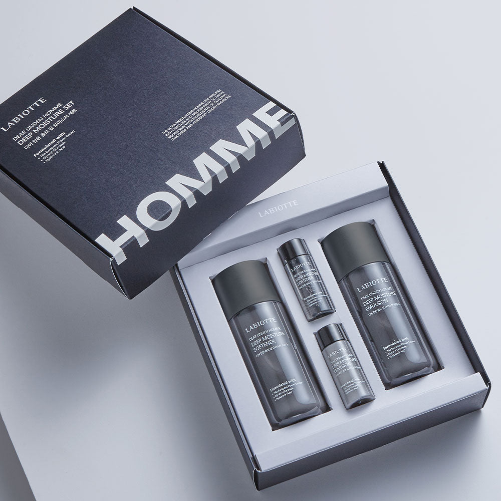 Labiotte Men's Deep Moisture Set (Skin, Aftershave & Lotion)