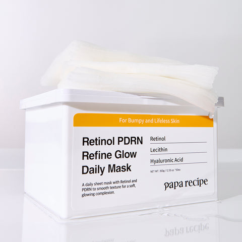 Papa Recipe Retinol PDRN Refine Glow Daily Mask (30 Sheets)