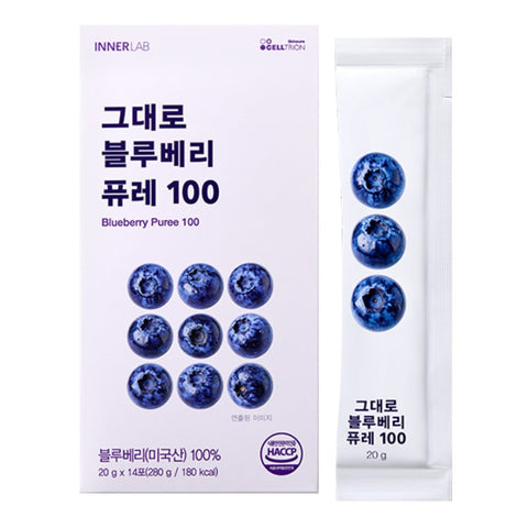 Celltrion InnerLab Blueberry Puree 100 280g (14 Stick Pack)