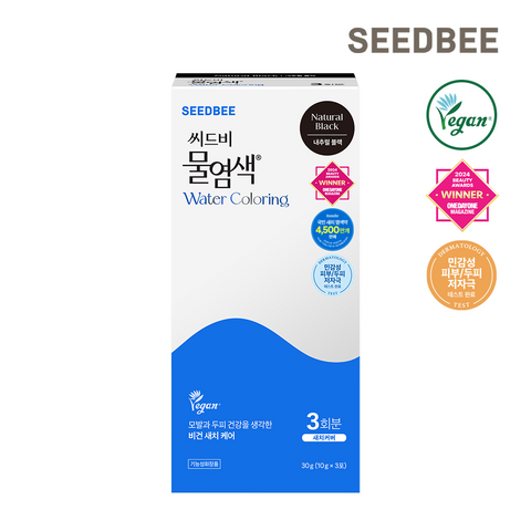 Seedbee Water Hair Dye 3 Applications (10g x 3)