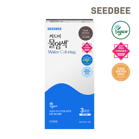 Seedbee Water Hair Dye 3 Applications (10g x 3)
