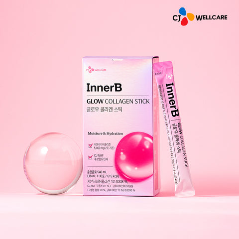 CJ Wellcare Innerb Glow Collagen Stick 30 Sachets (3 Pack)