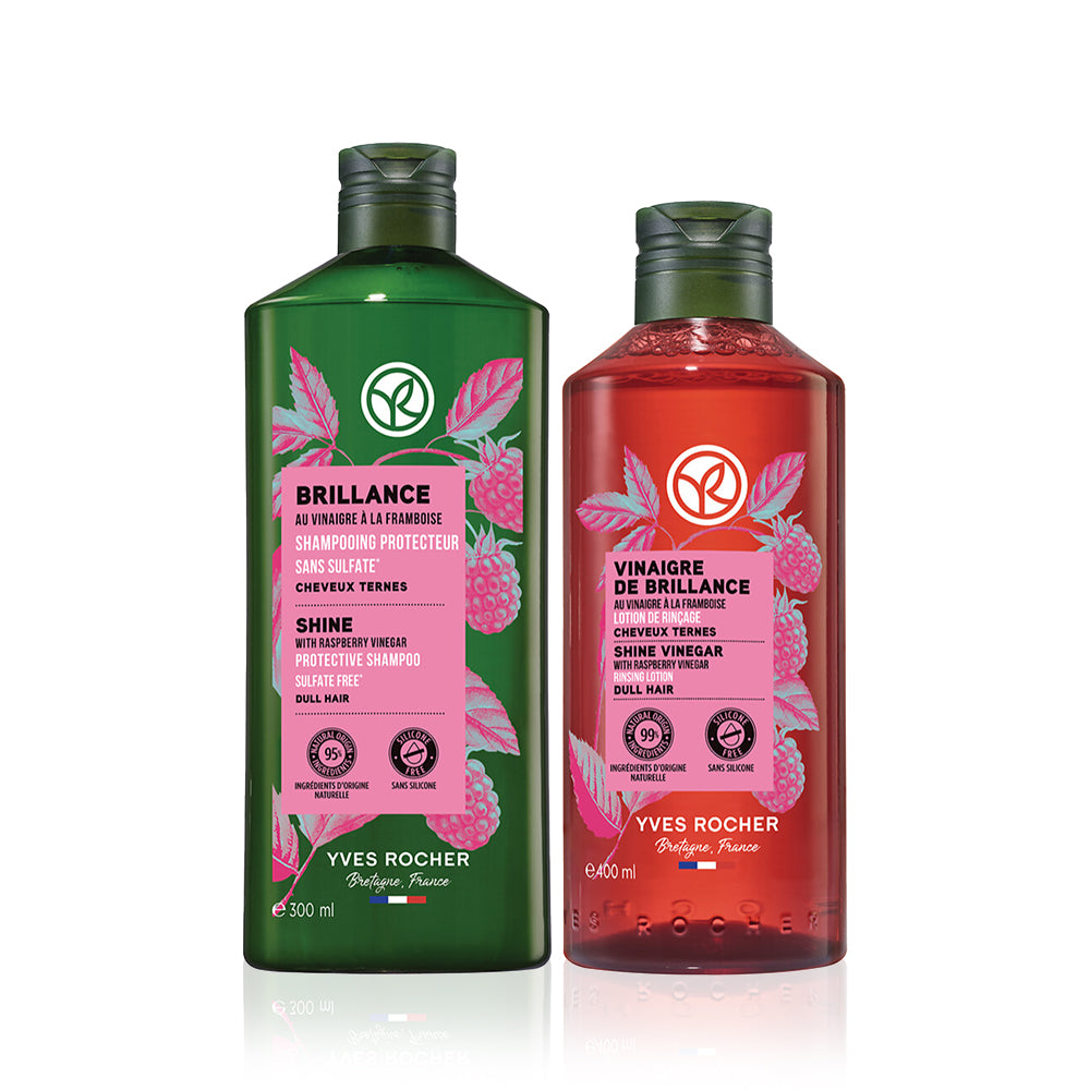 Yves Rocher Shampoo & Hair Vinegar Set Choose Your 300ml Shampoo