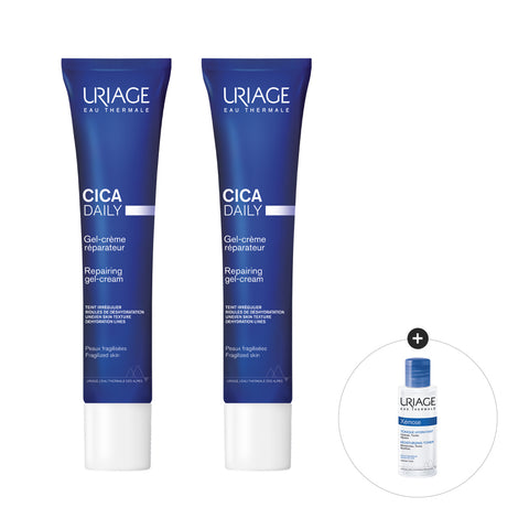 Uriage Cica Daily Repair Gel Cream 40ml x2