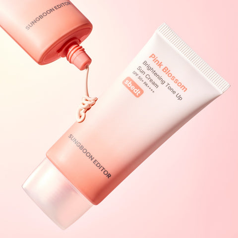 Sungboon Editor Pink Blossom Brightening Tone-Up Sunscreen 50ml