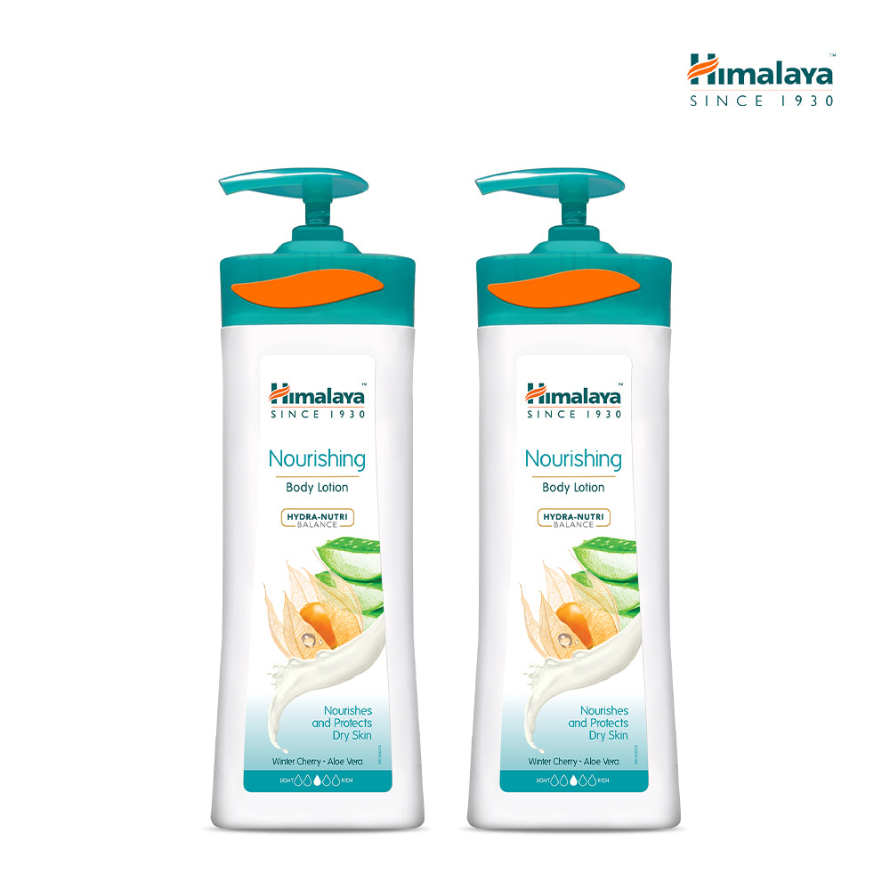 Himalaya Nourishing Body Lotion Gentle High-Moisture Herbal Scent 400ml (2 Pack)