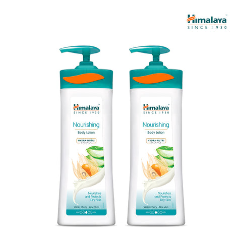 Himalaya Nourishing Body Lotion Gentle High-Moisture Herbal Scent 400ml (2 Pack)