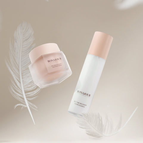 Bonajour Vegan EGF Time Recovery First Essence + Nourishing Cream 2-Piece Set