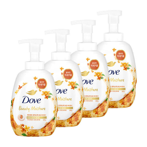 Dove Foaming Body Wash (Osmanthus) 540g (4 Pack)