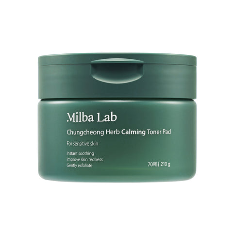 Milk Baobab Milba Lab Chungcheong Herb Soothing Toner Moisture Pads, 70 pads