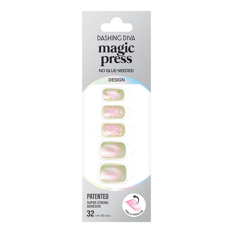 Dashing Diva Magic Press Guava Jelly (Regular Round) Nail Tips