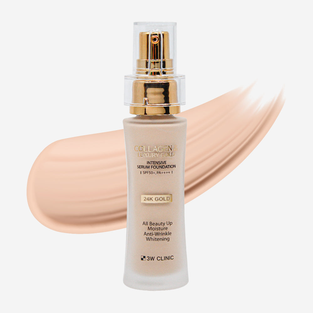 3W Clinic Collagen & Luxury Gold Intensive Serum Foundation 40g