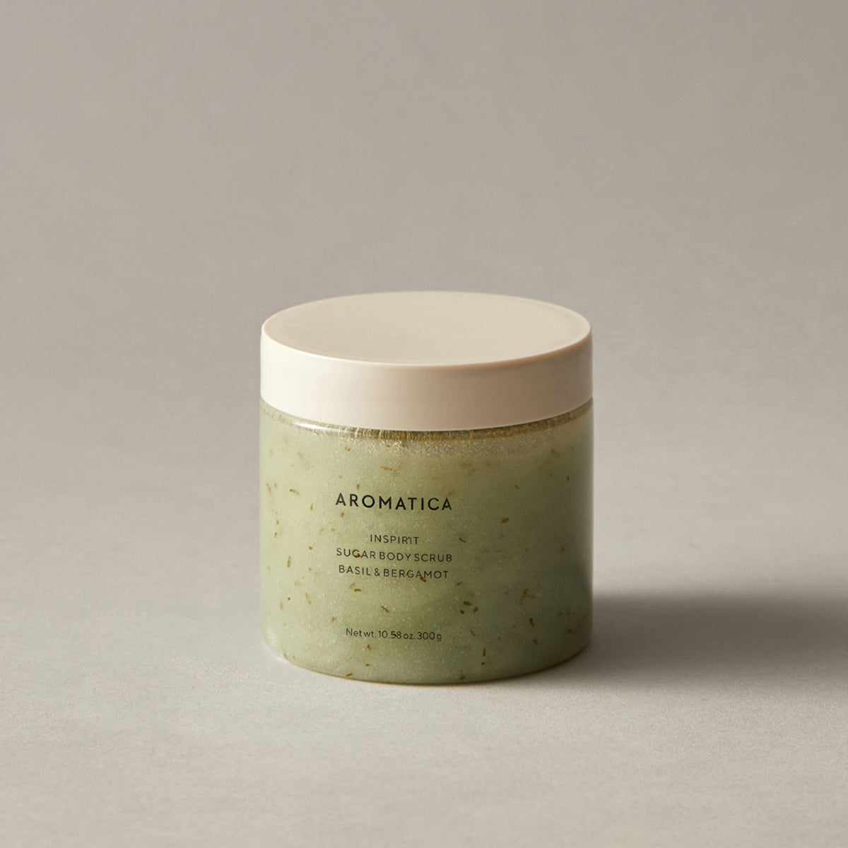 Aromatica Sugar Body Scrub Basil & Bergamot 300g