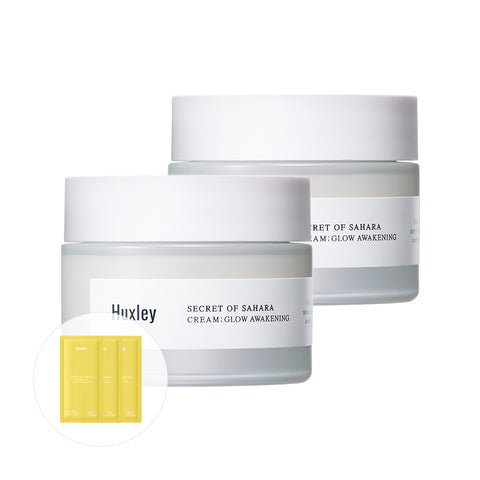 Huxley Cream; Glow Awakening 50ml (2 Pack)