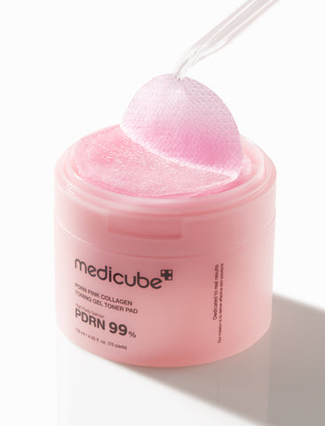 Medicube PDRN Pink Collagen Toning Gel Toner Pads 70 Pads (2 pack)