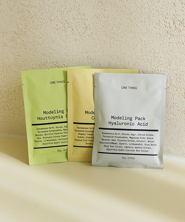 One Thing Modeling Pack (20g x 7) +1 Extra Piece; Houttuynia Hyaluronic Acid Collagen Options