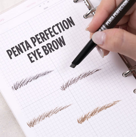 Holika Holika Wonder Drawing Penta Perfection Brow Pencil 0.3g (2 Pack)