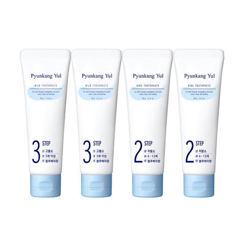 Pyunkang Yul Kids Toothpaste 60g (4 Pack)