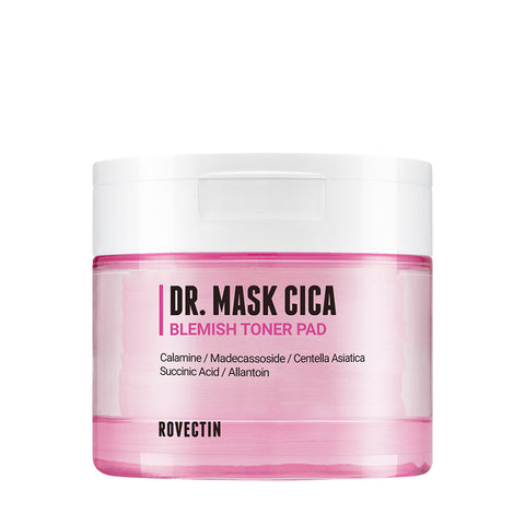 Rovectin Dr. Mask Cica Blemish Toner Pads (60 pads / 160 ml)