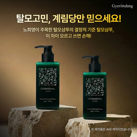 Gyerimdang Premium Natural Hair Loss Shampoo 2-Pack (500ml x 2) - Subscription