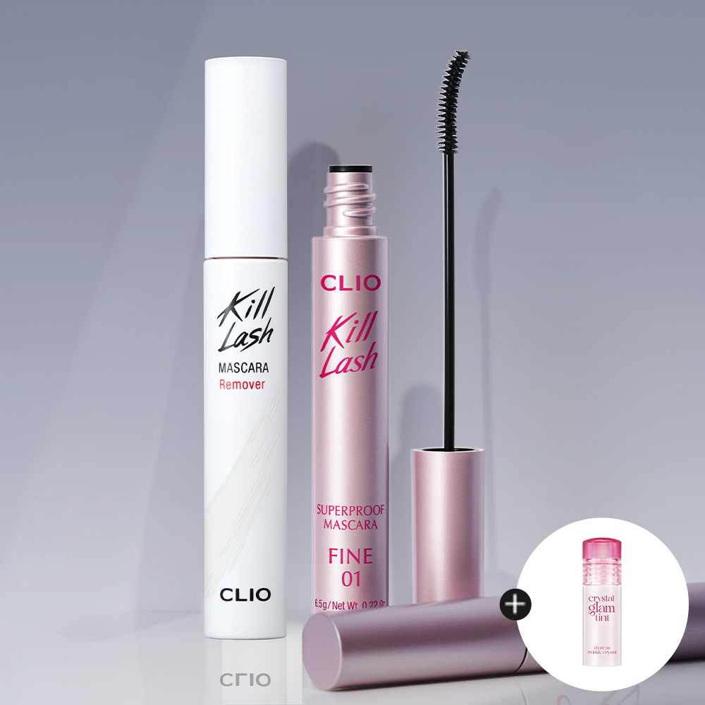 Clio Killlash Superproof Mascara Fine + Mascara Remover