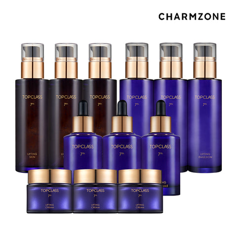 Charmzone Top Class 7th-Generation Lifting Basic Set 12-Piece Skin, Emulsion, Cream & Ampoule
