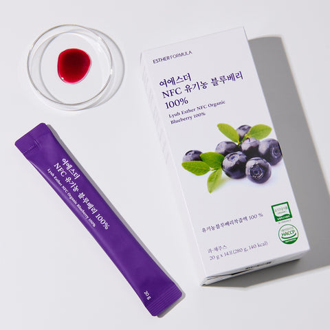 Esther Formula NFC Organic Blueberry 100% 14 Pack (20 g each)