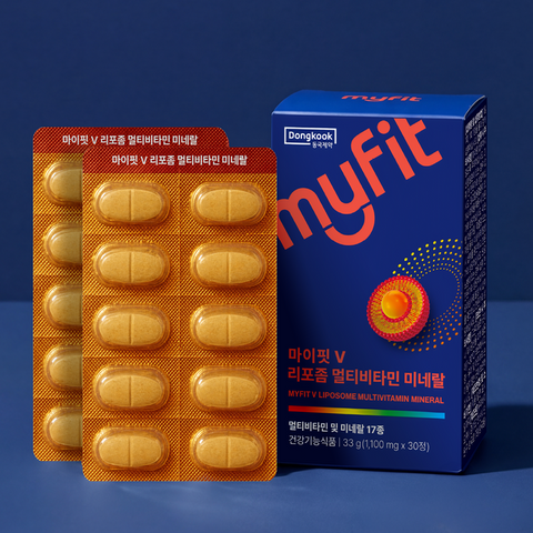 DongKook MyFit V Liposome Multivitamin & Mineral 17 30 Tablets (8 Pack)