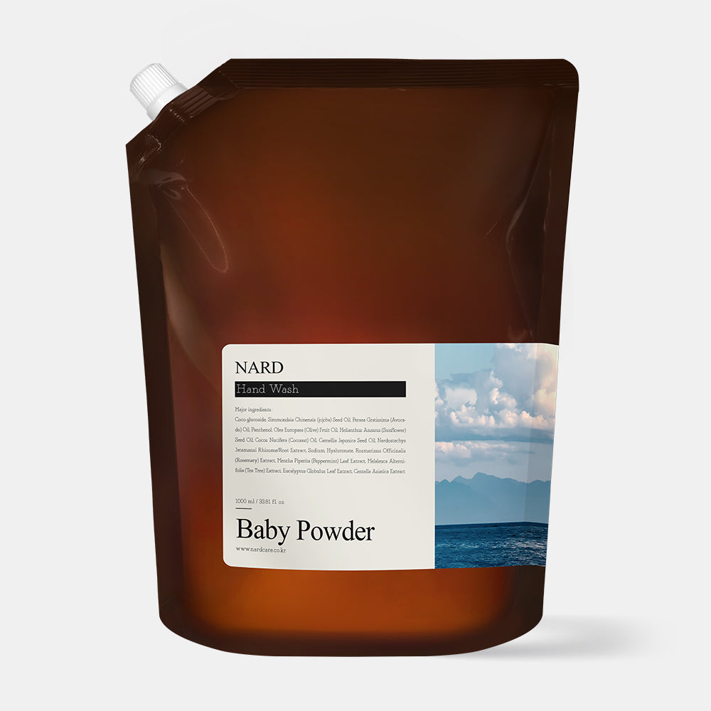 Nard Refresh Perfumed Hand Wash Refill 1L Baby Powder