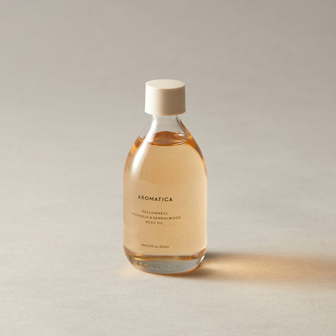 Aromatica Mellowness Body Oil Magnolia & Sandalwood 100ml + Dolphin Body Gua Sha - 2-Piece Massage Set